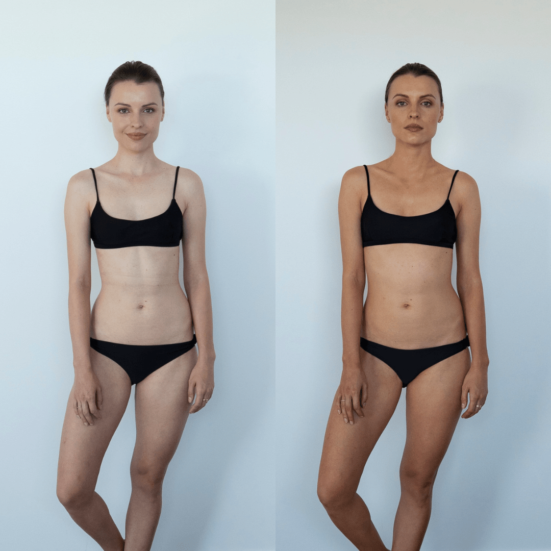 Hempitan Body Tan Water - Eco Tan natural best tanning water full body before after